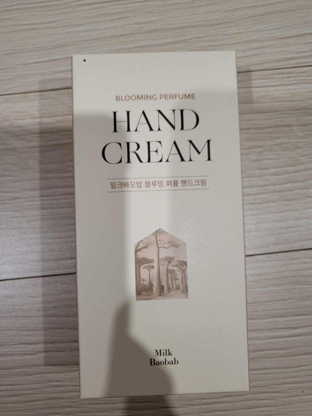밀크바오밥 블루밍 퍼퓸 핸드크림 화이트머스크