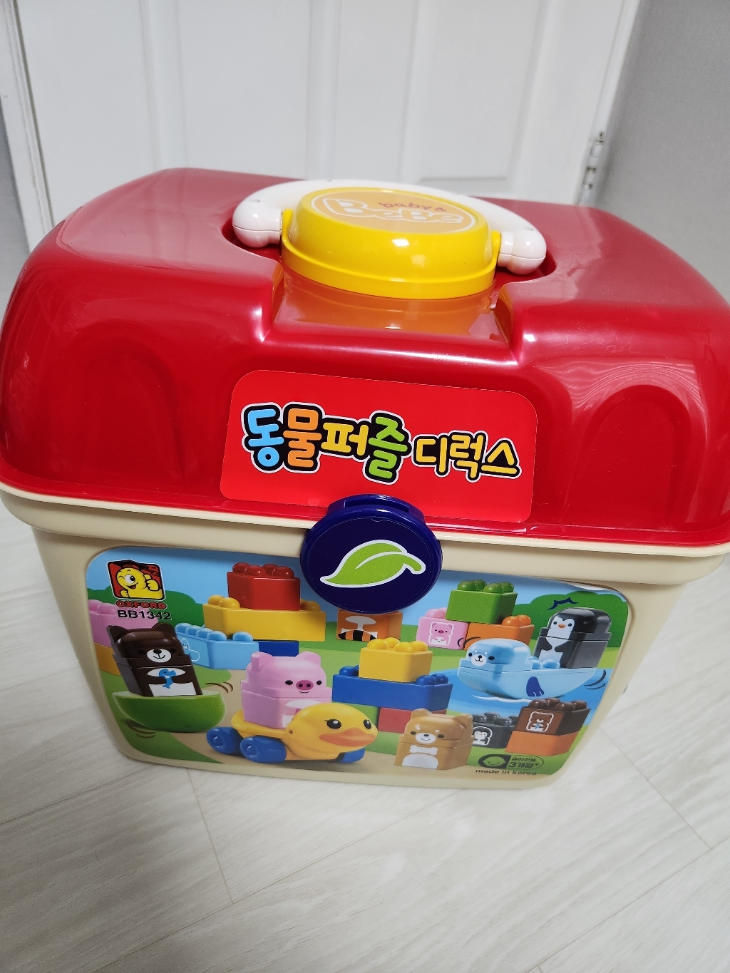 옥스포드 베베동물퍼즐 디럭스 블록놀이