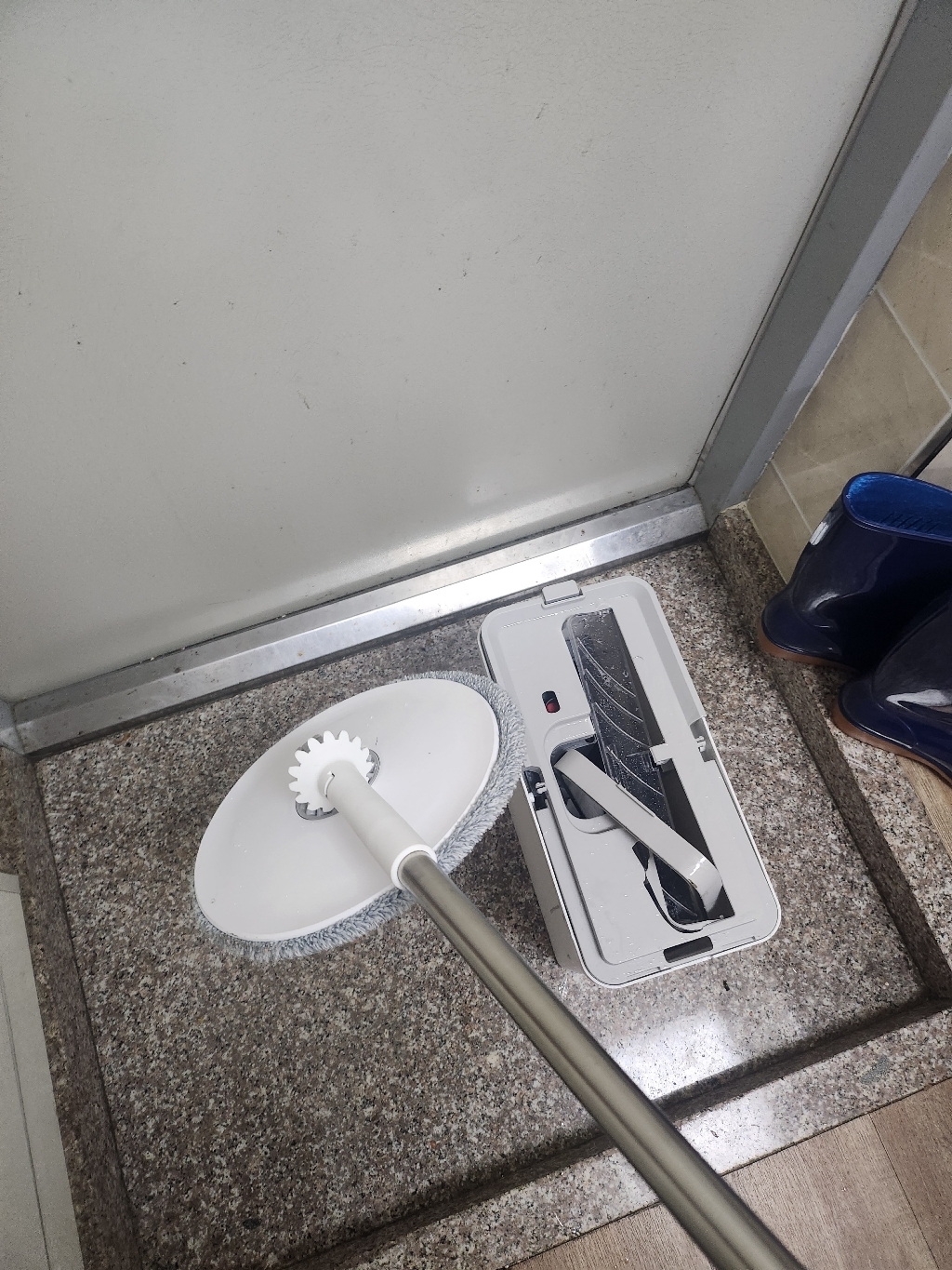 물걸레 밀대 청소 막대 걸레 자동세척 탈수