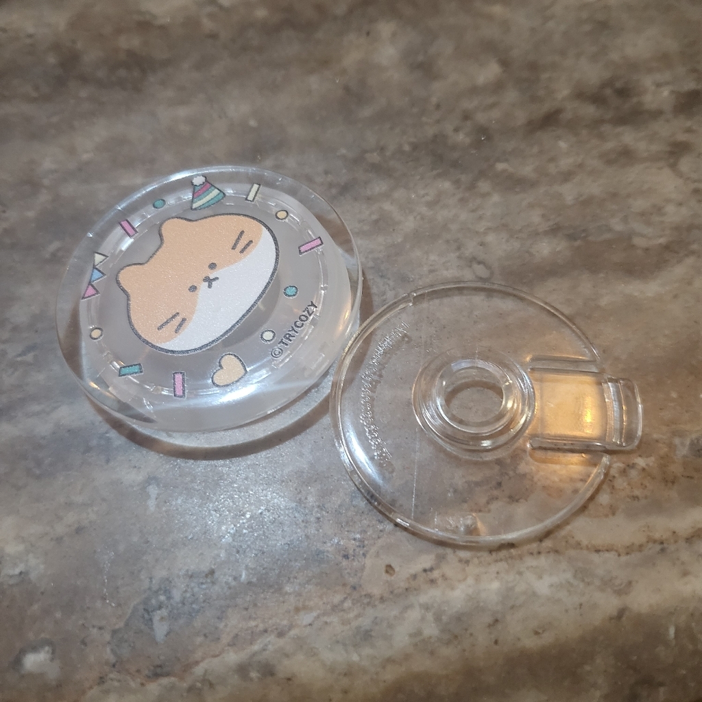 트라이코지 야옹이 체인지톡 탈부착 그립 스마트톡 휴대폰거치대