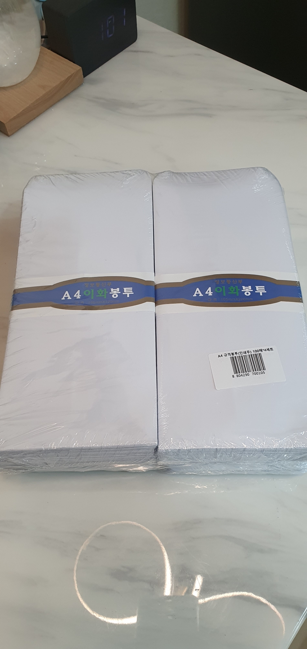 이화 A4 규격봉투 인쇄무 105220