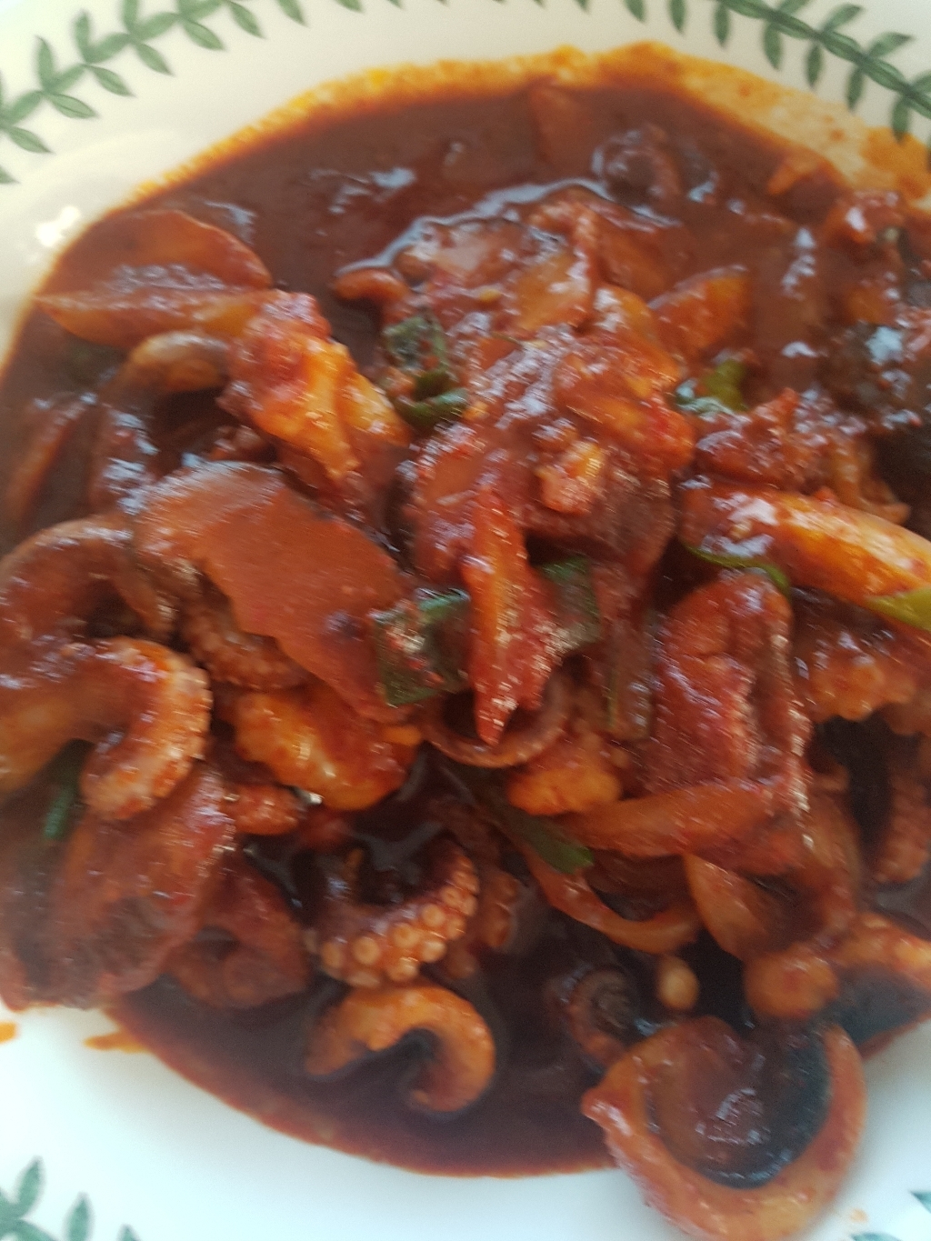 부탇해 쭈꾸미 볶음 순한맛