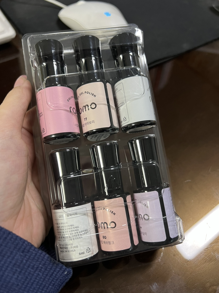 ROMO 로모 젤네일 6종 세트, 12. 로모젤 6종 6G1 [퓨어시럽 세트], 30g, 1개
