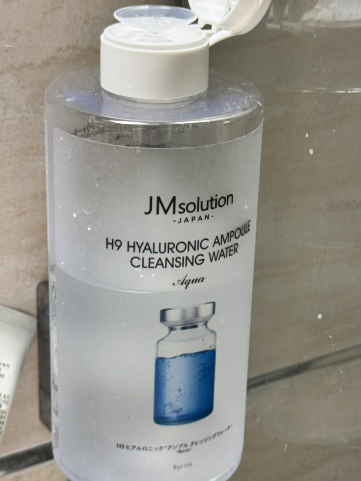 제이엠솔루션 H9 히아루로닉 앰플 클렌징 워터 아쿠아, 850ml, 1개