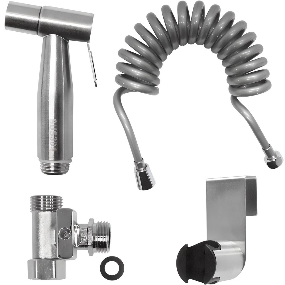 욕실청소의 든든한 조력자: 미리내 욕실청소 SUS 스프레이건 + 코일호스 세트