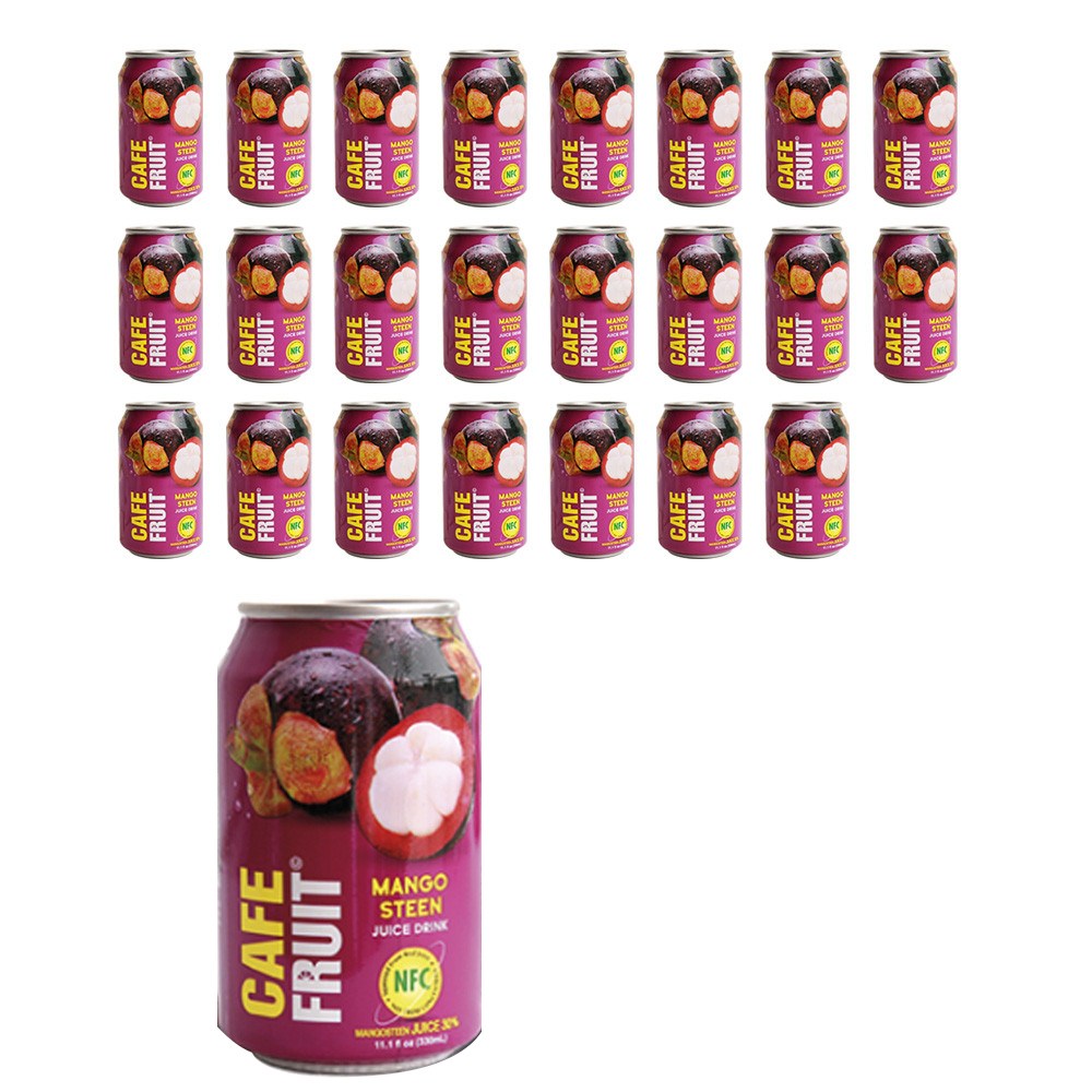 카페푸룻 망고스틴 주스, 330ml, 24개 - 열대과일주스 | 쿠팡