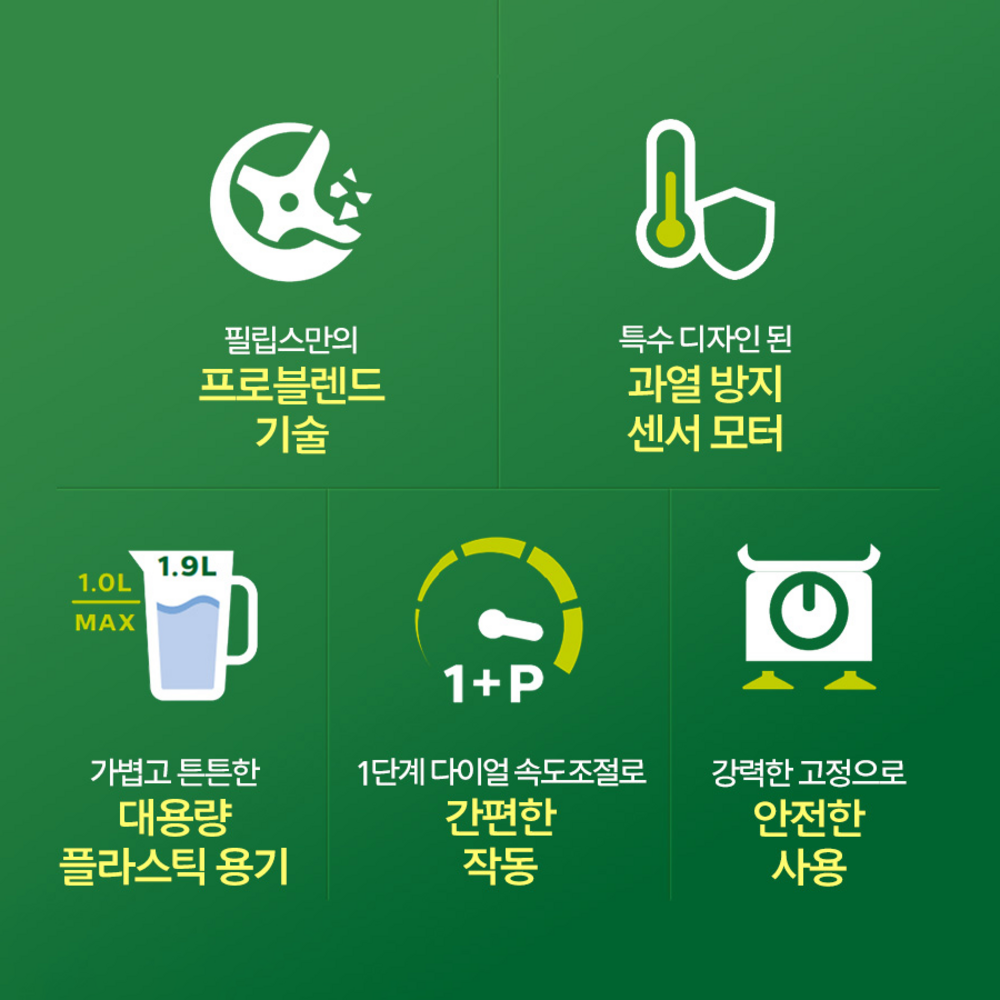 필립스 블렌더 3000 시리즈: 주방에 필수적인 강력하고 편리한 조리기