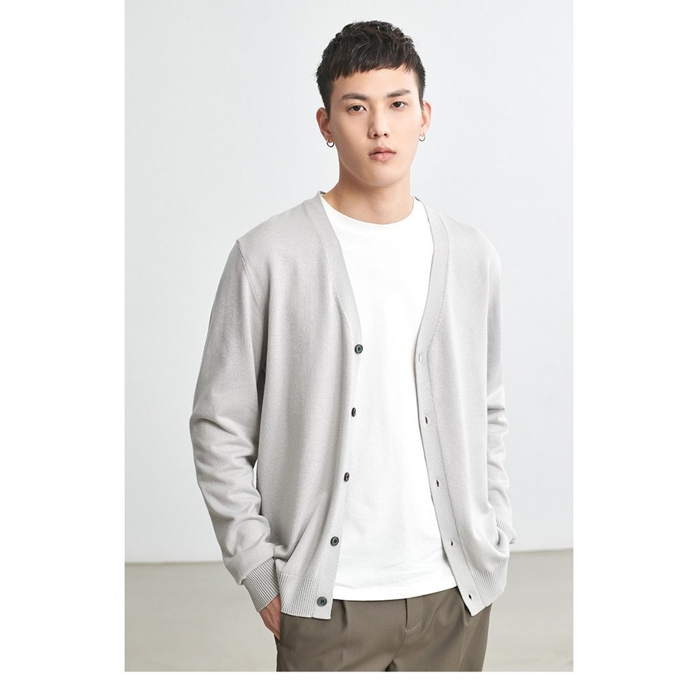 부드러움과 스타일을 더하다, 오누이디스플레이 남성용 워셔블 비스코스 니트 가디건