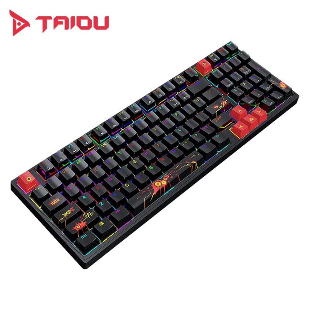TAIDU 타이두 98키 K850 교체축 TYPE-C 분리식 케이블 게이밍 기계식 키보드 - 유선키보드 | 쿠팡
