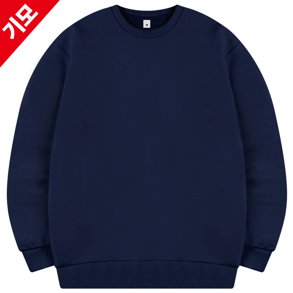 포근함과 스타일을 한 번에, 서프런던 기모 오버핏 맨투맨