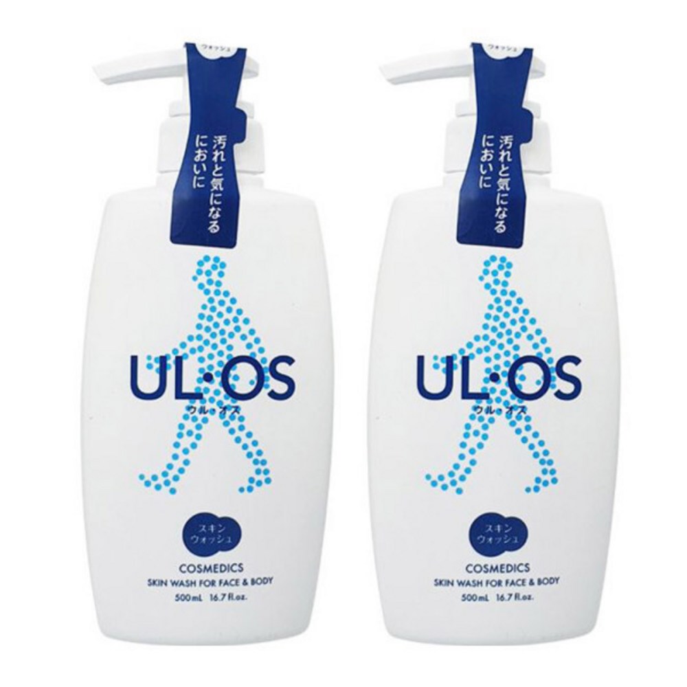 우르오스바디워시1+1 500ml 2개 구성 남성 스킨워시 올인원 샤워거품, 500ml, 2개