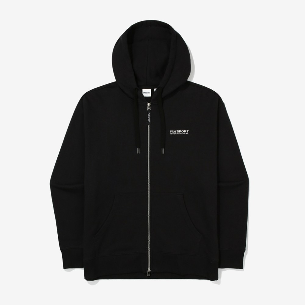 스타일과 편안함을 동시에, 휠라 루즈핏 지퍼포켓 후드집업으로 완성하세요.