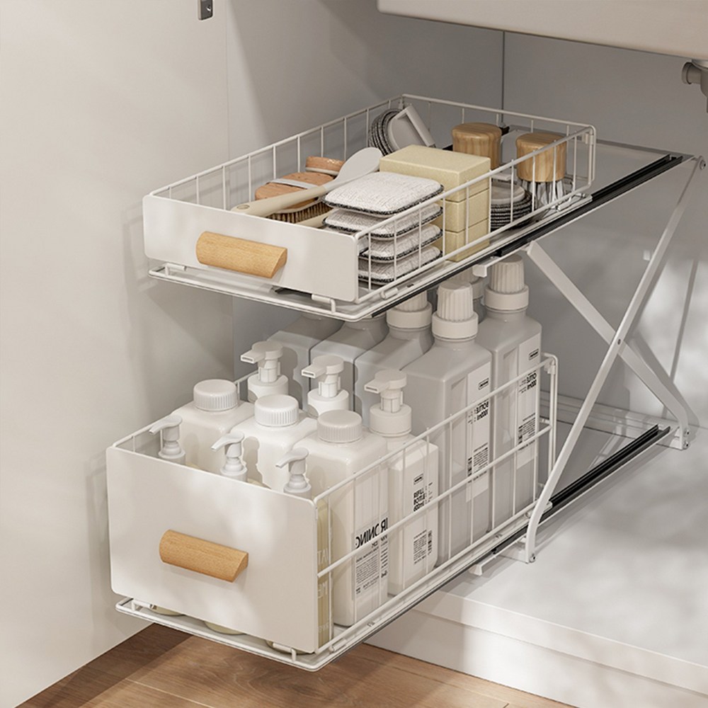 코드리빙 슬라이딩 정리대로 주방을 효율적이고 깔끔하게!