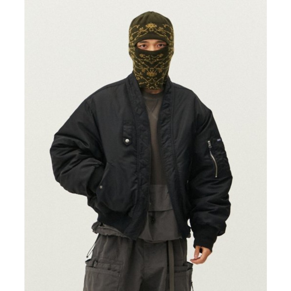매장정품 PENFIELD MA-1 QUILTED CARDIGAN BLACK_FP4WD91U FP4WD91U 468056