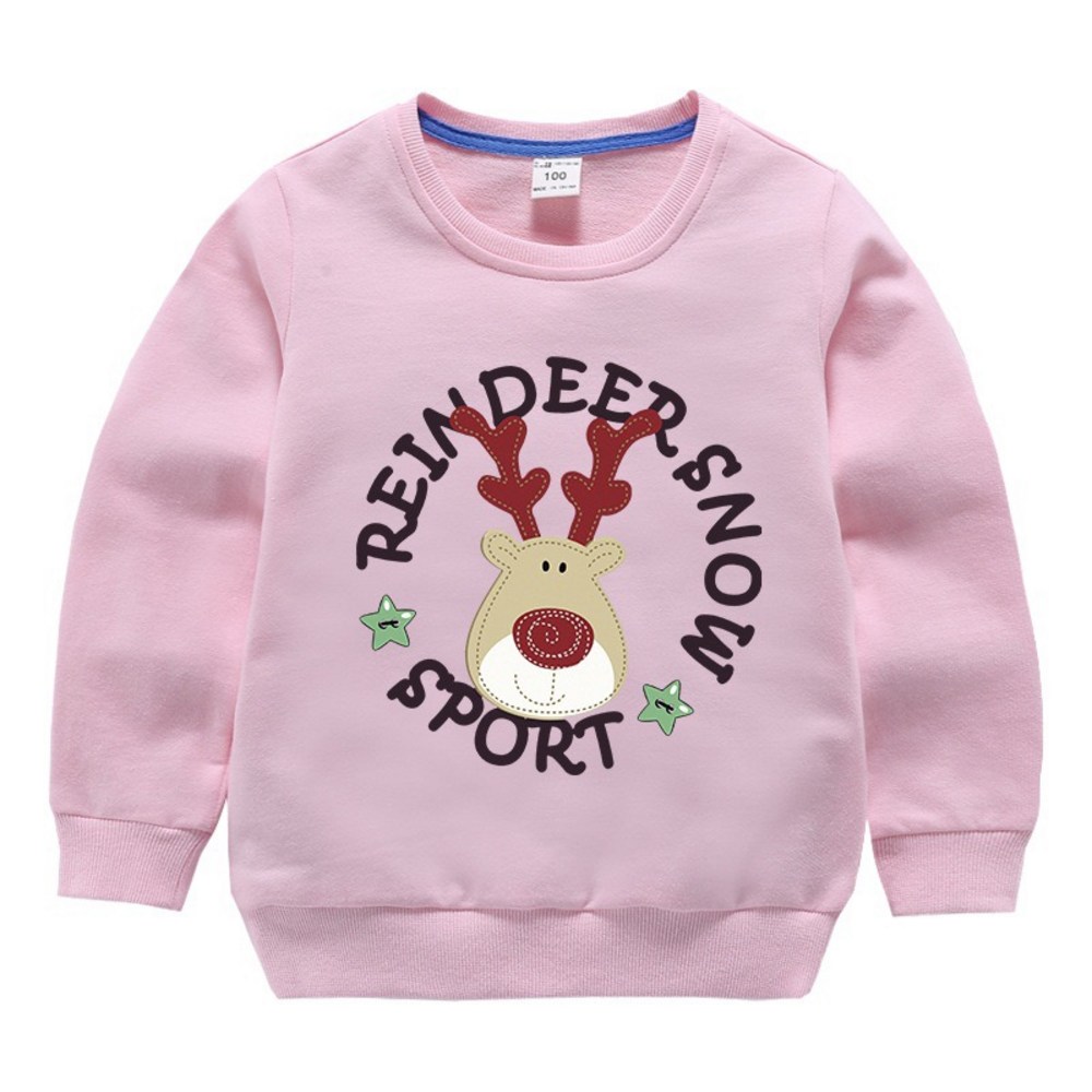 크리스탈하우스 남아 여아 루돌프 맨투맨 티셔츠 (일반) [T228]