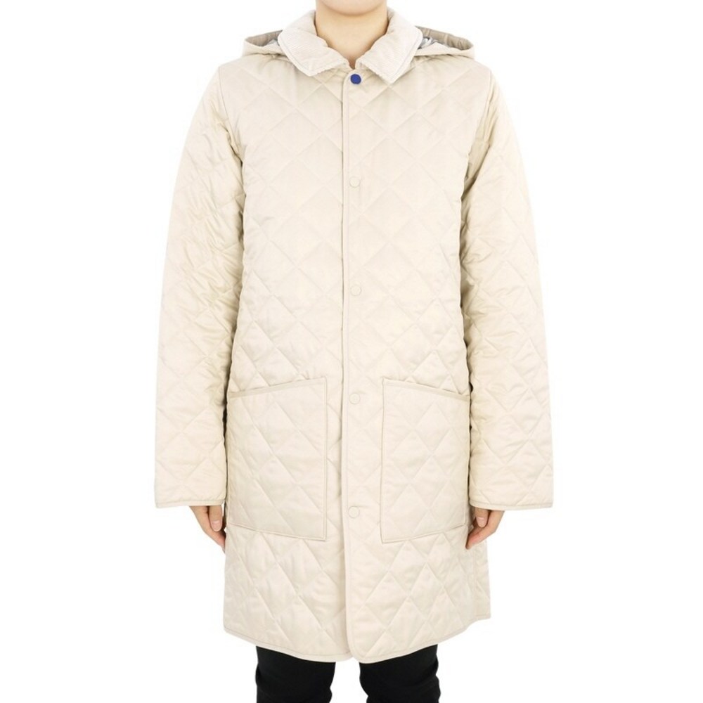 디몬트 버버리 키즈 다이아몬트 퀼팅 다운 후드 패딩 자켓(연베이지) 8092530 12 14Y (성인착용가능)