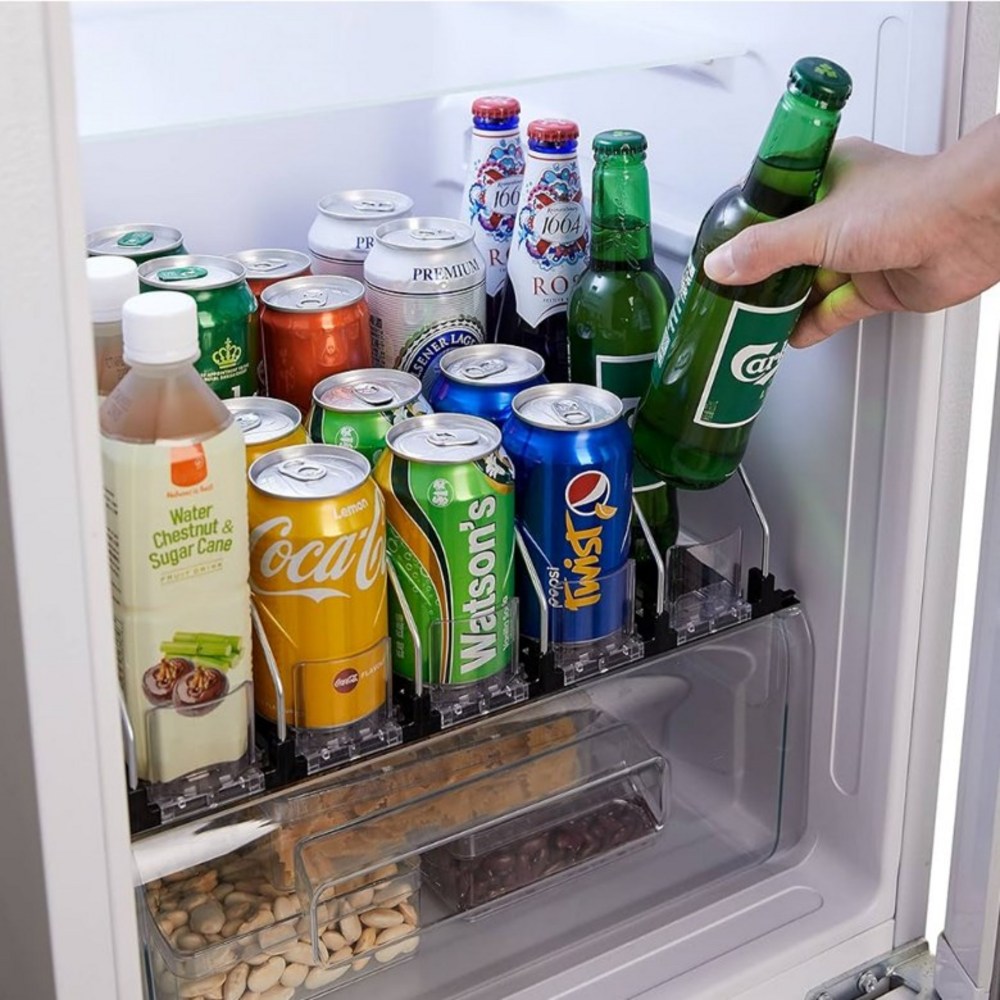 AN 자동정렬 캔 음료 디스펜서로 냉장고 정리 고민 해결!