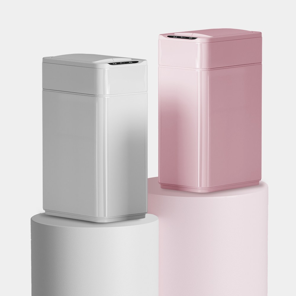 냄새와 세균 없는 청결한 공간을 위한 한일전기 더블센서 오존살균 휴지통