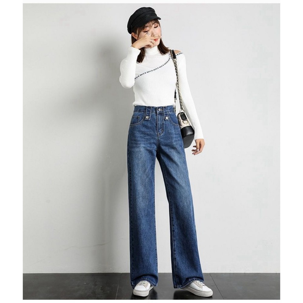 편안함과 스타일을 모두 잡는 와이드 데님 팬츠, 지금 바로 만나보세요!