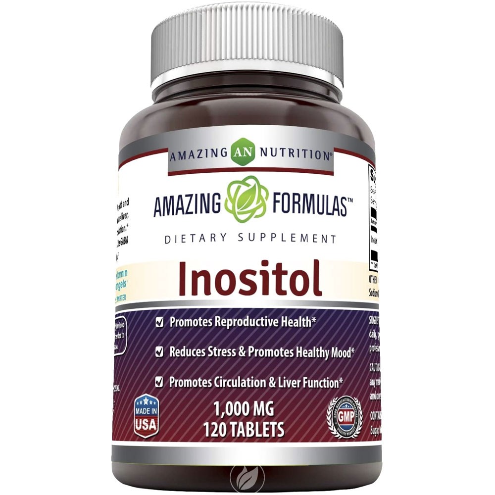 어메이징뉴트리션 포뮬러 이노시톨 1000mg 타블렛, 120정, 1개