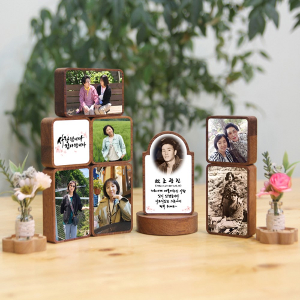 소중한 추억을 영원히 간직하는 [영구보존] 디자인 납골당 미니 추모액자