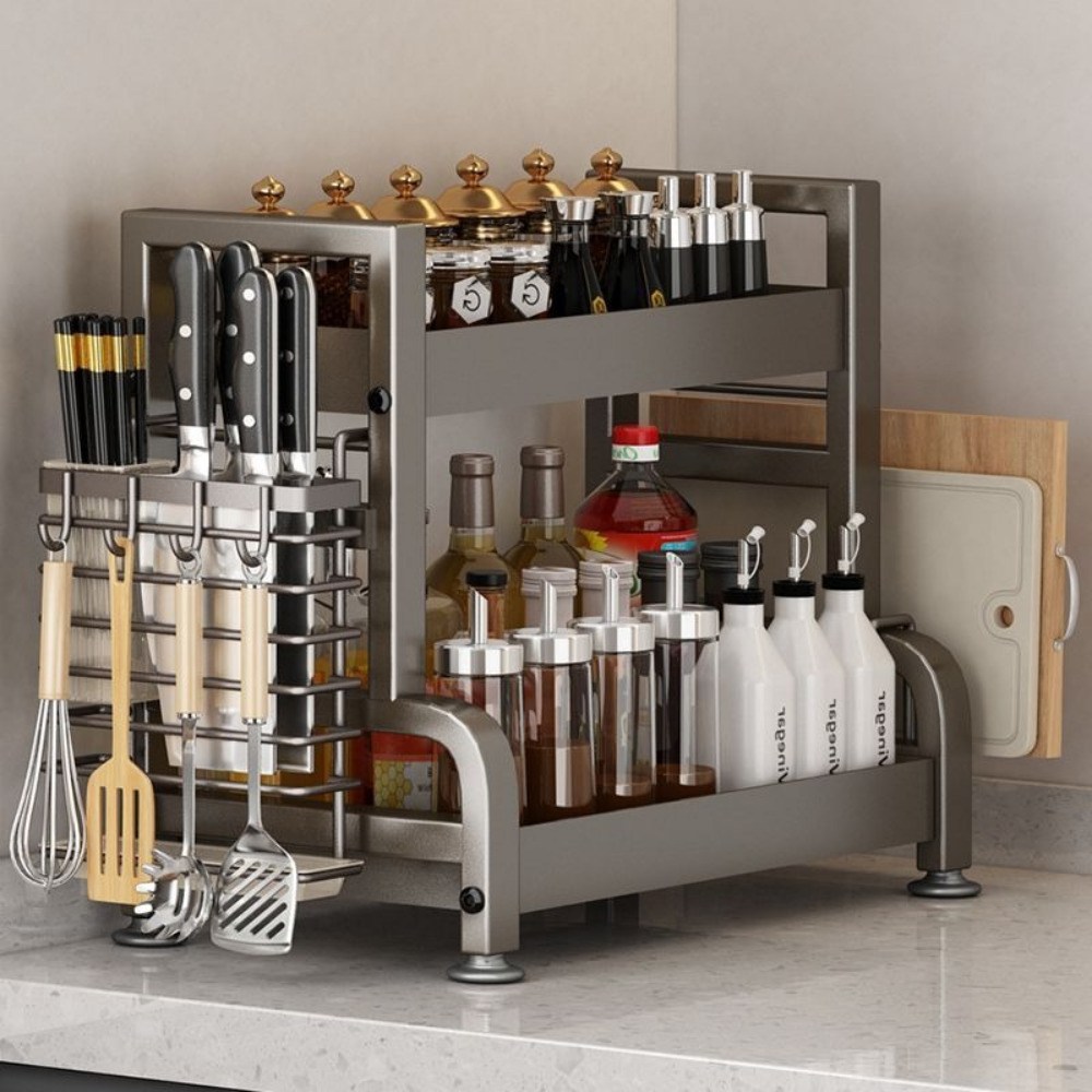 Homi Zon 양념통 정리함으로 주방을 효율적이고 아름다운 공간으로!