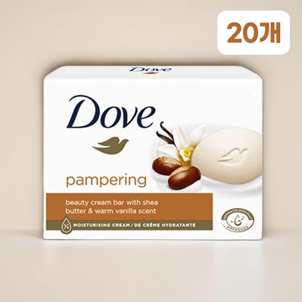 도브 시어버터바 비누, 90g, 12개