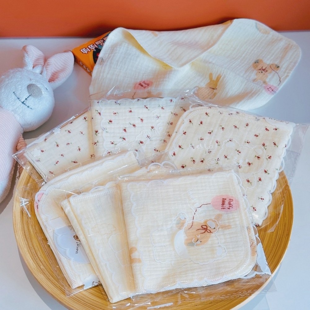 부드러운 순면, 안심 KC 인증, 우리 아이 피부를 위한 지누초이 손수건
