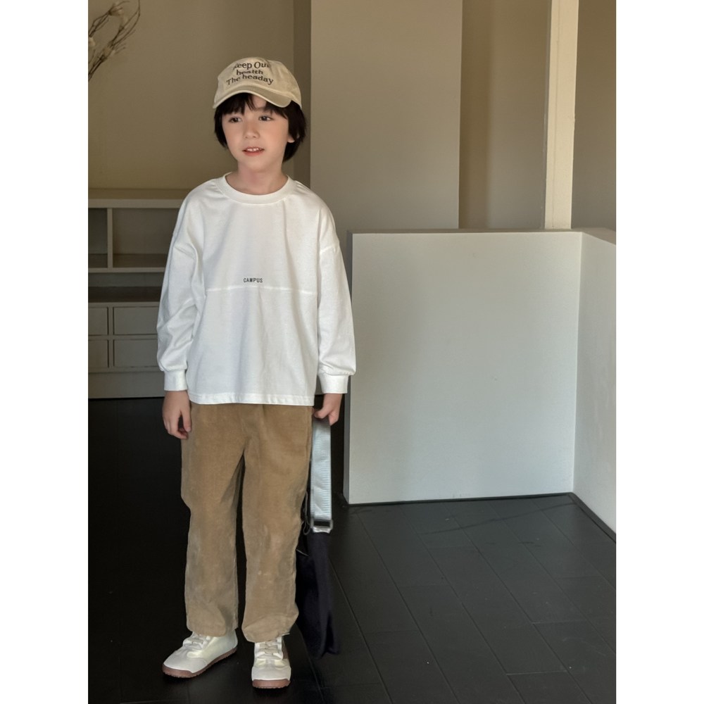 절개 스티치 포인트 캐주얼 티셔츠로 우리 아이 스타일을 완성하세요!