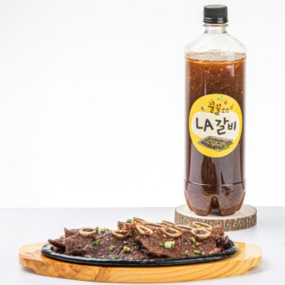 국산 재료로 완성하는 맛있는 갈비 요리의 비결, 꿀꿀소스 LA갈비양념장!