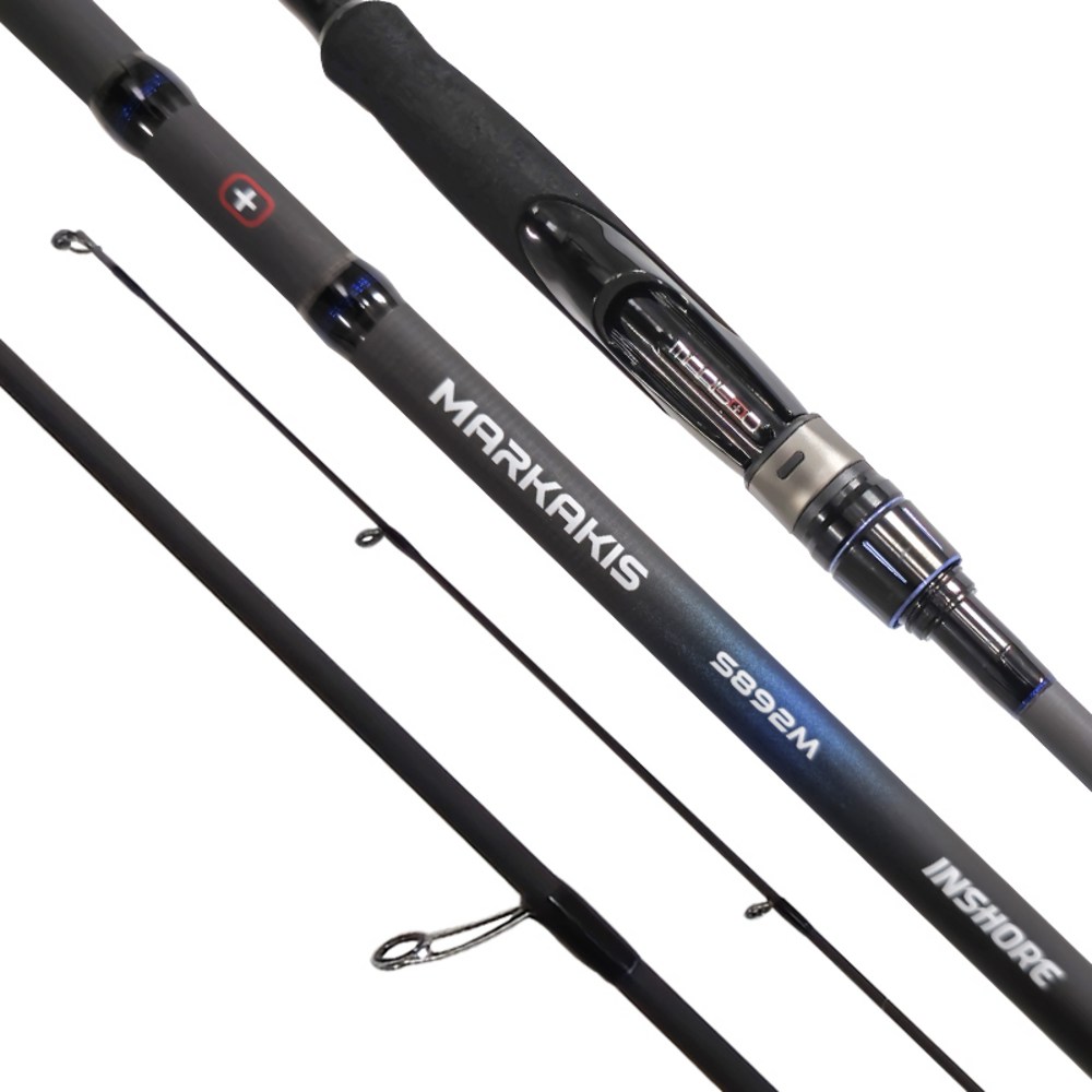 바다에서 폭발적인 캐스팅: 마리수 인쇼어 루어대