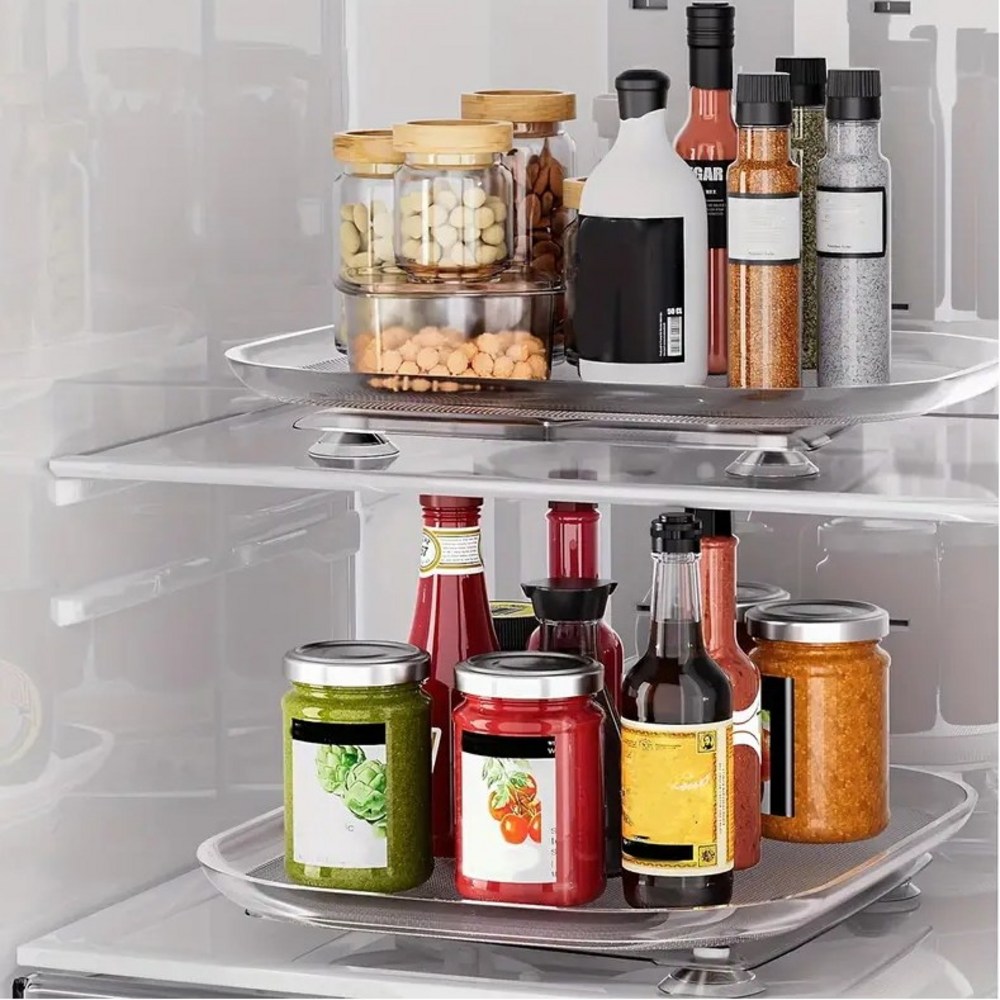 냉장고 속 혁신, 유티즌 360도 회전 트레이로 스마트한 정리를!