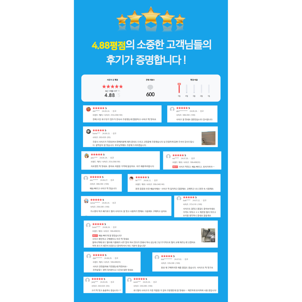 활성탄으로 더 깨끗한 주방 환경을!