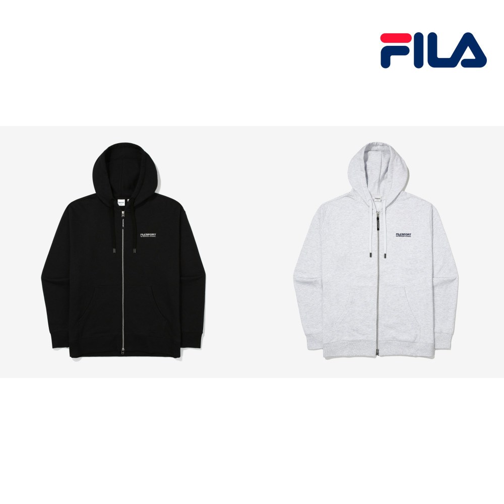 스타일과 편안함을 동시에, 휠라 루즈핏 지퍼포켓 후드집업으로 완성하세요.