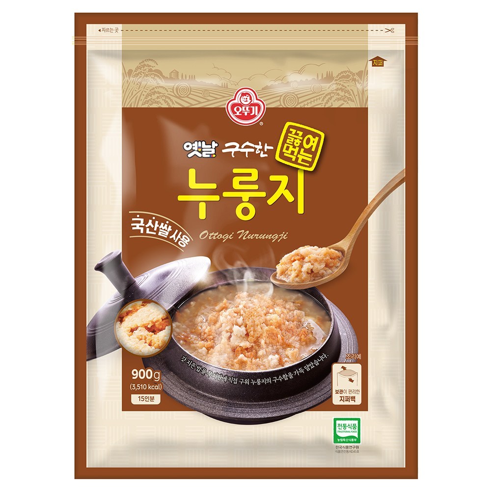 오뚜기옛날 구수한 끓여먹는 누룽지, 3kg, 2개