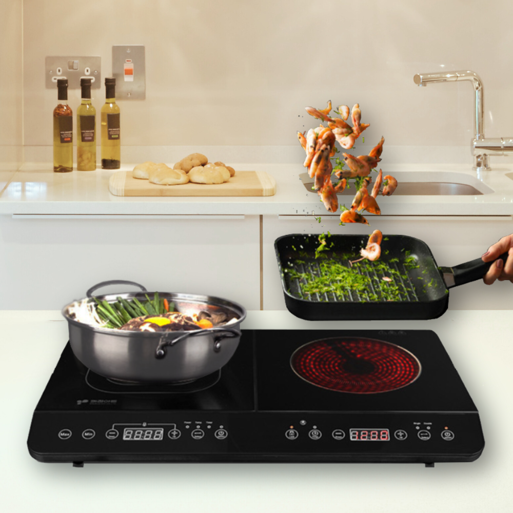 최고의 주방 파트너: 키친아트 인덕션 하이라이트 전기레인지 2구