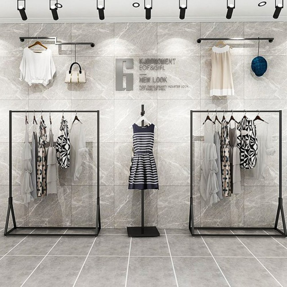 옷가게에서의 편리한 수납 솔루션: 더준 옷가게 행거