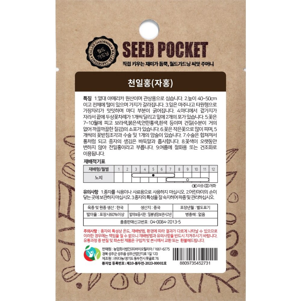 집에서 피어나는 화려함, 화분월드 천일홍 씨앗으로 시작하세요!