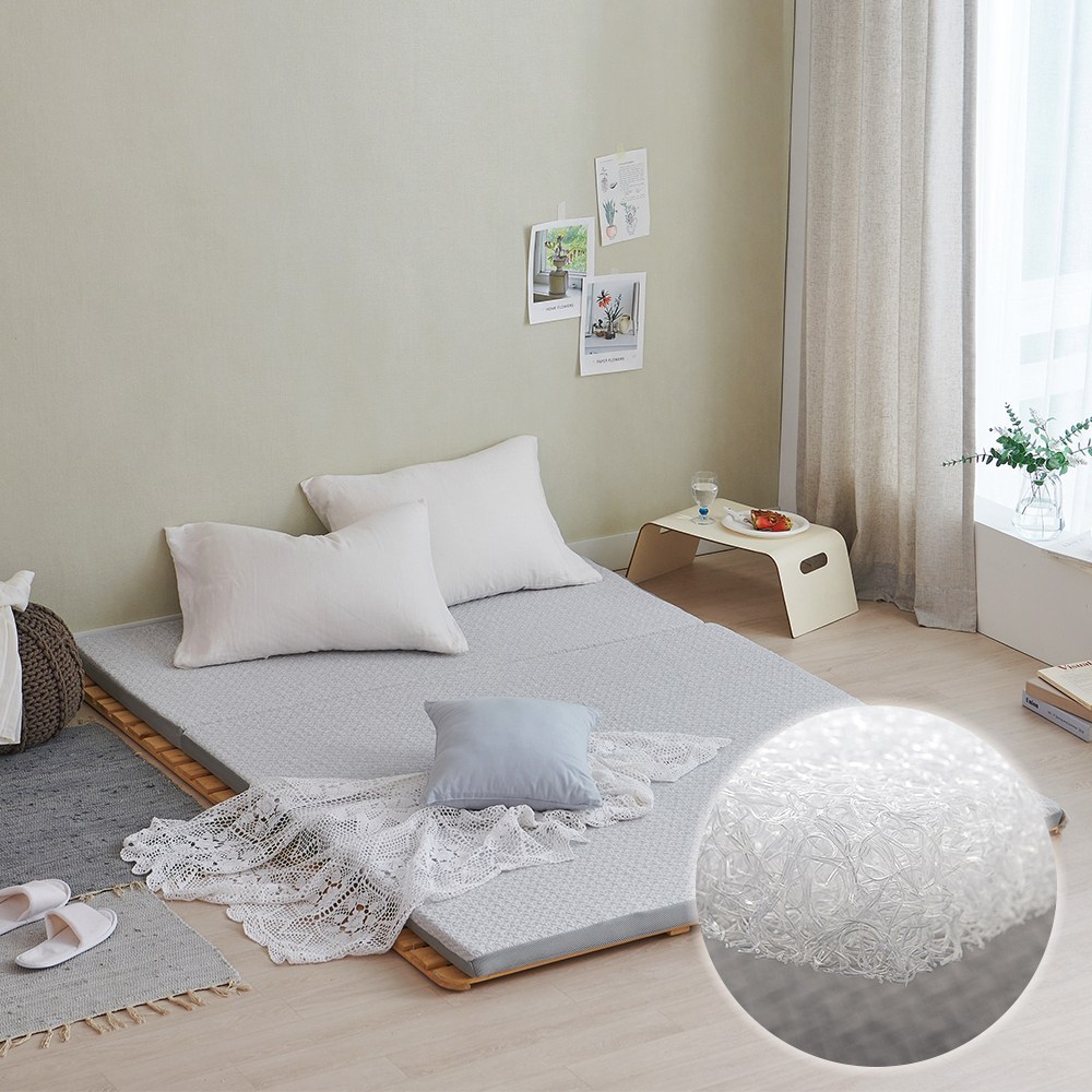 편안한 밤을 위한 최고의 선택, 3단 접이식 POE 단단한 토퍼