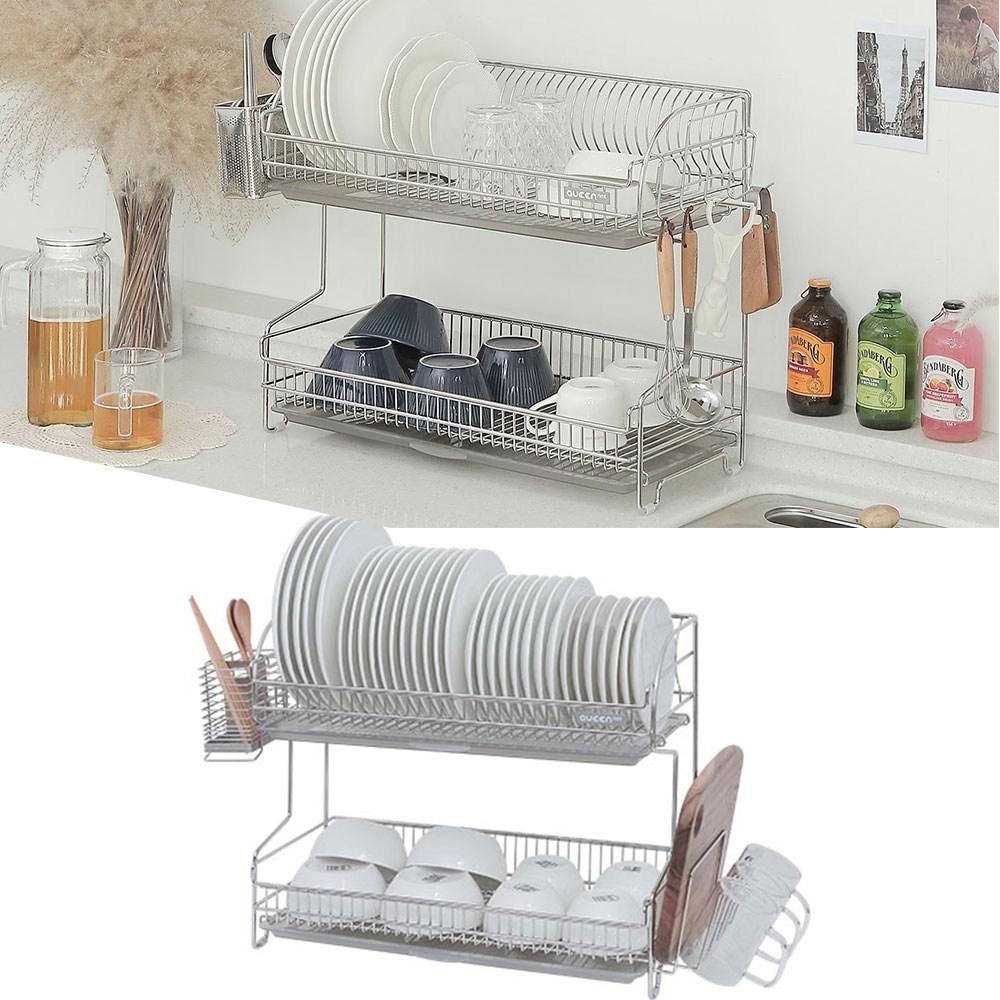 주방에 예술을 더하다! 퀸넥스 르네 올스텐 2단 식기건조대