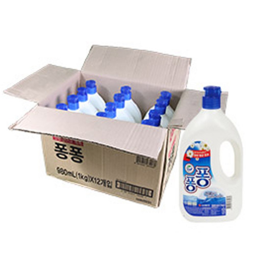 LG생활건강 향균퐁퐁 1박스, 1kg, 12개 - 일반주방세제 | 쿠팡