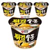 농심 튀김우동 큰사발면 111g, 4개