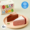 빌리엔젤 초코&딸기 크레이프 조각케이크(냉동), 110g, 6개