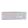 CHERRY 기계식 유선 일반형 키보드, 화이트, G80-3874, 갈축