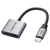 케이블타임 C타입-C타입 PD / DAC 3.5mm 오디오 AUX 충전 듀얼 젠더, 그레이, 1개, 0.1m
