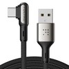 볼트미 A타입-C타입 Stark 90도 USB 고속충전 케이블, 혼합색상, 1개, 1.2m