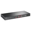 티피링크 16포트 PoE+ 10/100 Mbps 2포트 기가비트 랙 마운트 스위칭허브, 1개, TL-SL1218MP