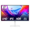 알파스캔 4K UHD USB-C 화이트 보더리스 IPS 무결점 모니터, 2726UC100, 68.5cm