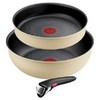테팔 인덕션 매직핸즈 2X 크렘 드 버터 3종 세트 3개, 1세트, 프라이팬 24cm + 볶음팬 26cm + 손잡이