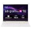 LG전자 2026 그램 프로 AI 16 코어Ultra5, 에센스 화이트, 16Z90U-GS5EK, 1TB, 16GB, WIN11 Home